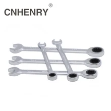 5pcs 8,10,12,13,14 Combination Ratchet Wrenches with Keys Gear Ring Reversible Wrench Car Auto Repair Hand Tool Diagnostic Tool
