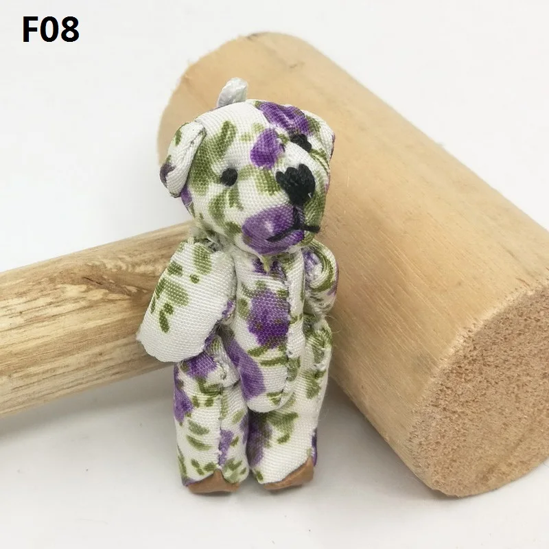 4,5 см x 20 шт плюшевый игрушечный плюшевый медвежонок мини Тряпичные куклы ткань Присоединяйтесь медведи необычный, ручной работы ювелирные изделия аксессуары