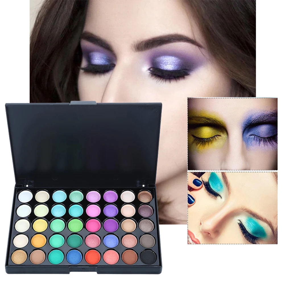 

40 Colors Eyeshadow Palette Cosmetic Eye Shadows Pallet Powder Palette Makeup Tool