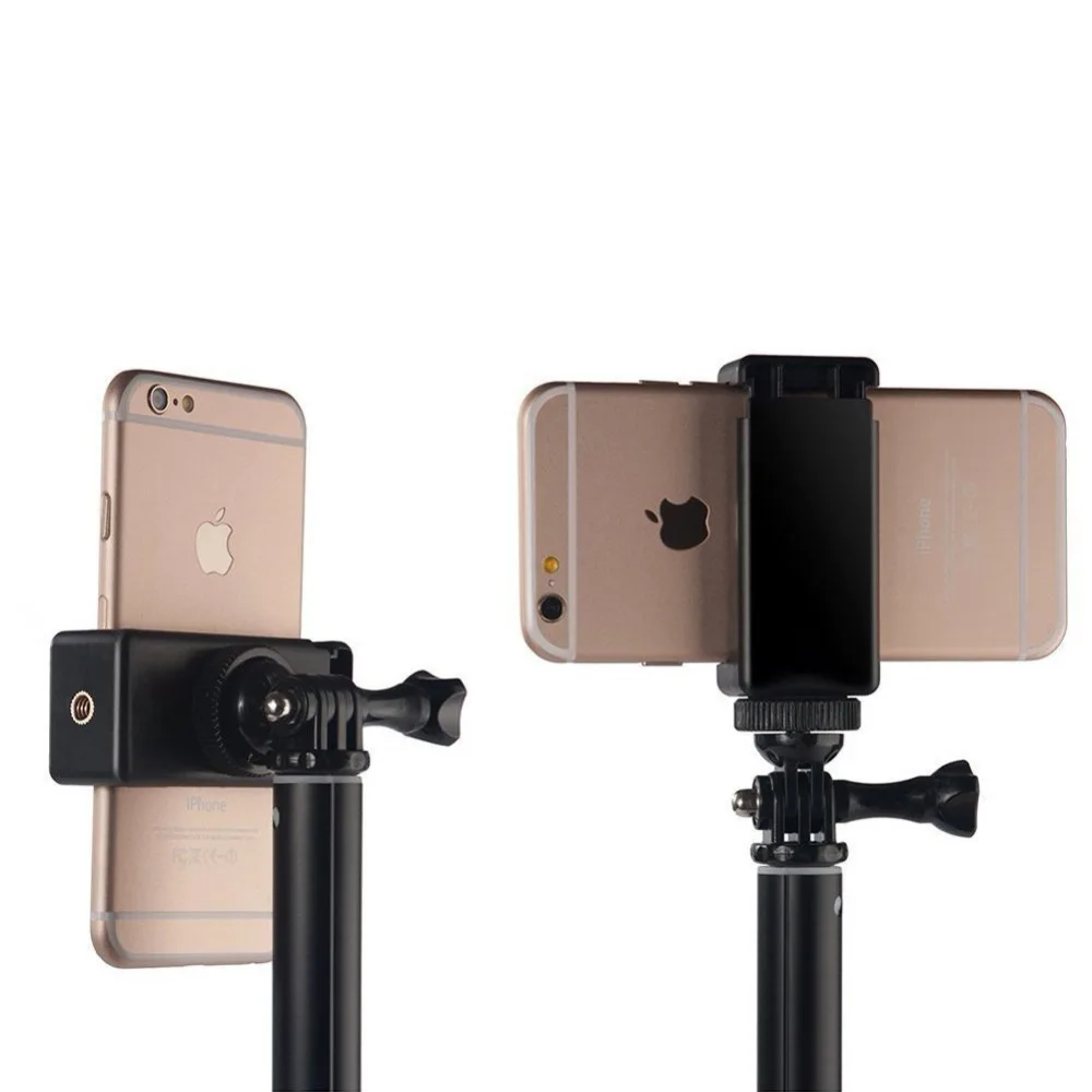 Universal Mobile Phone Clip Holder Mount Bracket Adapter for Smartphone Camera Cell Phone Tripod Stand Mount Adapter Monopod (10)
