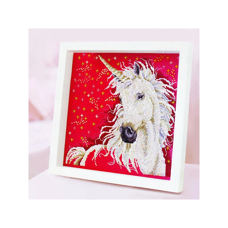 Buy European red cloth canvas 14ct Cross stitch kits