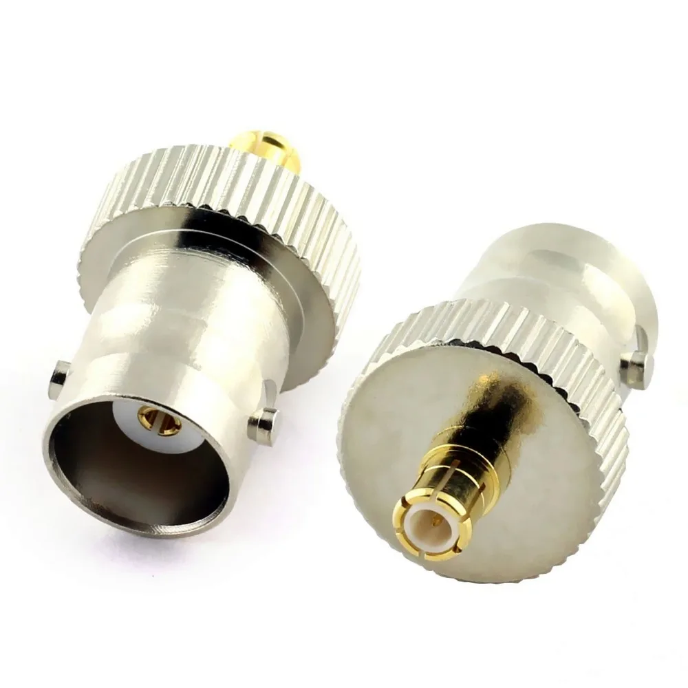 Buy 2PCS BNC Female Jack to MCX Male Plug Straight RF Coaxial Connector Adapter