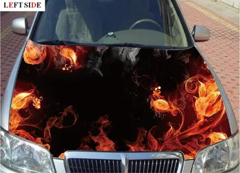 

LEFT SIDE Car Stickers HD Inkjet 2 Designs Flame Ghost Vinyl Car Styling Stickers Customize the Size to Suit All Vehicles VW