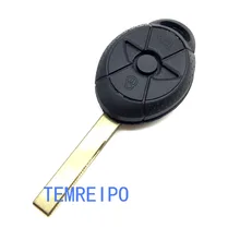 No Chip Uncut Blank 3 Buttons Remote Key Case Shell For BMW Mini Cooper S R50 R53 Replacement Key Fob Cover