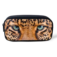 Новые стильные кошельки для монет для детей, рюкзак с фотоизображением животных для детей, для мальчиков и девочек, школьная сумка с леопардовым узором для детей