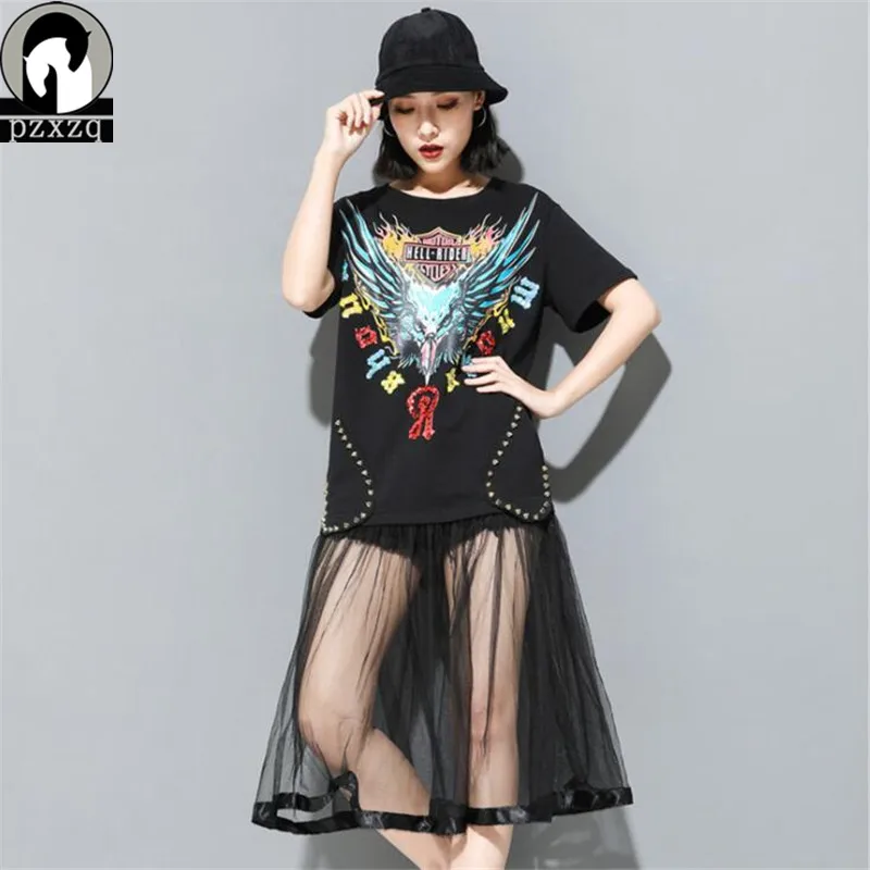 

2019 N Femme Sexy Mesh Summer O Neck Short-sleeved Dress Sequin Pocket Beaded letters Dresses Casual Elegant Sheath Slim Dress