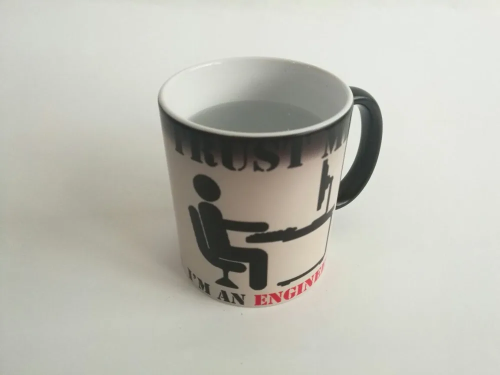 Confie En Que Yo Soy Un Ingeniero Tazas Oficina Trabajo Jefe Taza De Cafe El Calor Revela Te Regalos Magia Mug Heat Engineer Mugoffice Mug Aliexpress