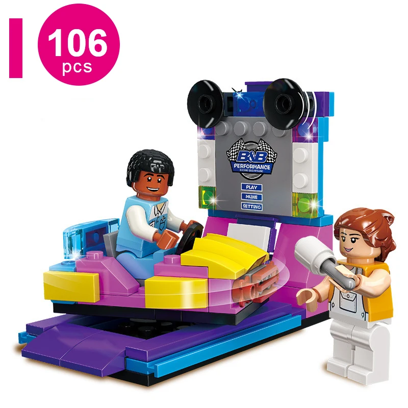Новая продажа совместима с legoed 2035 счастливая детская игровая площадка модель