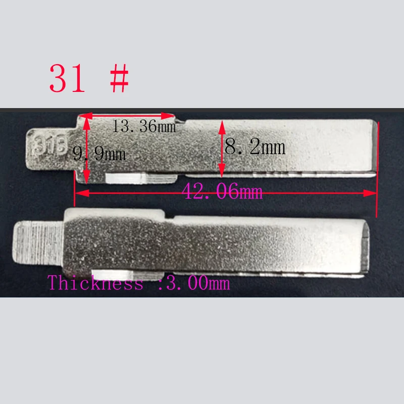

New Flip Remote Car Key Blanks For AUDI Fit PASSAT BORA SEAT SKODA #31 HU66 Key Blade