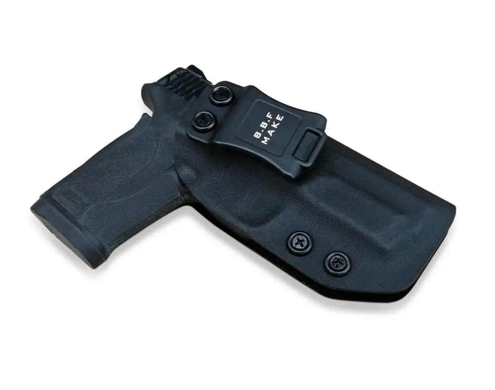 B.B.F Make IWB Тактический KYDEX пистолет-кобура: S& W M& P 380 EZ внутри скрытого ношения кобура талии кейс для пистолета