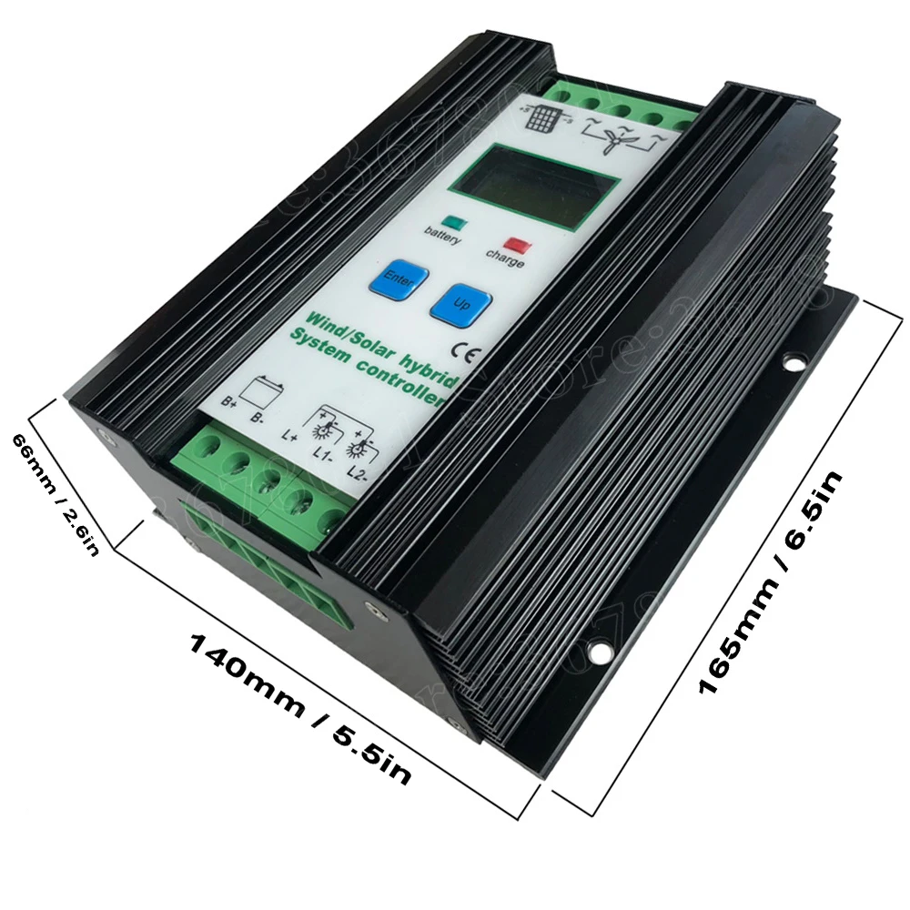 Новинка! 12В/24В энергии ветра и солнечной энергии, гибридный Управление; цифровой интеллигентая(ый) Управление Boost Регулятор зарядки