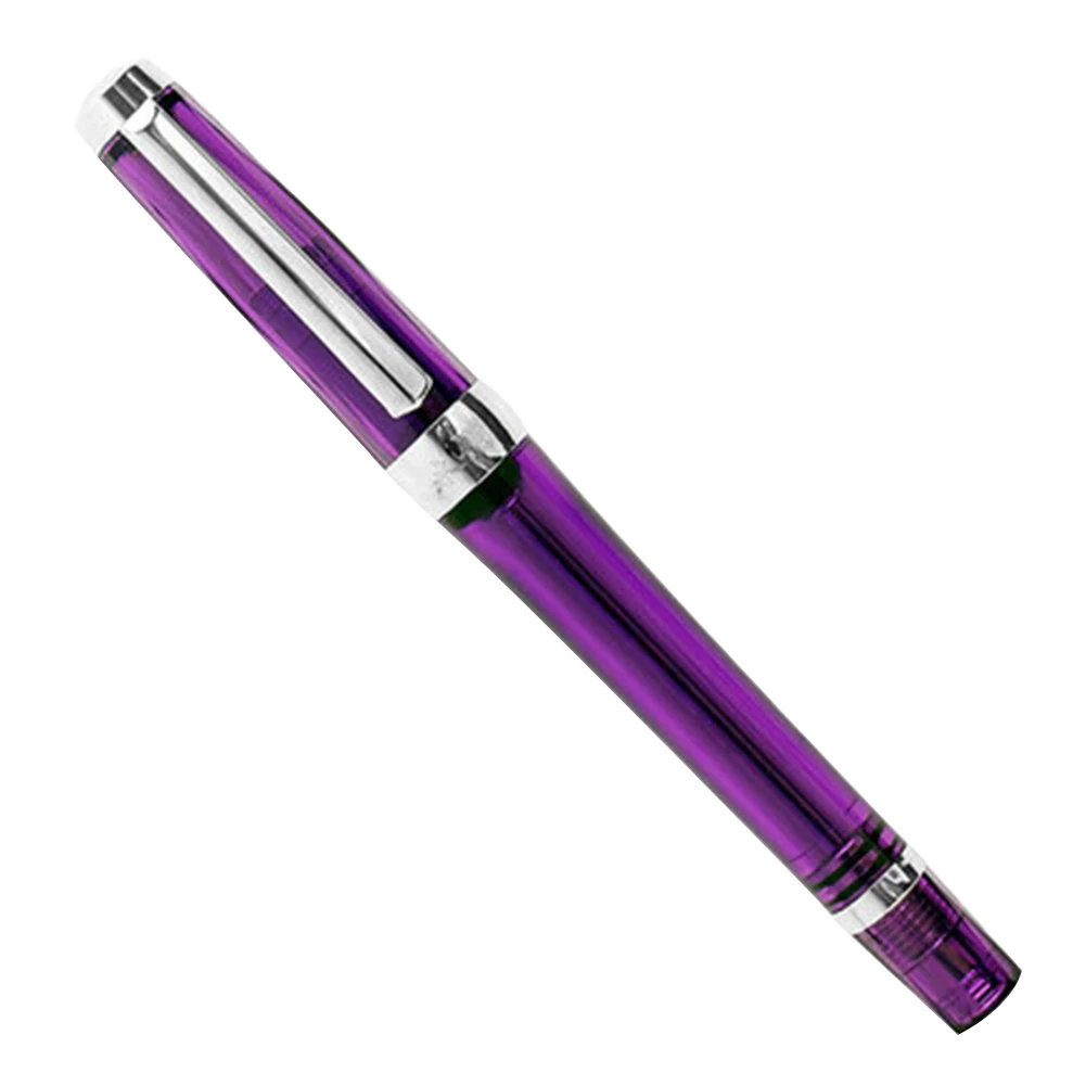 

Transparent Stationery Fashion EF F Nib Large Capacity Gift Office Ink Calligraphy Students Study Vaccum Fountain Pen Writing
