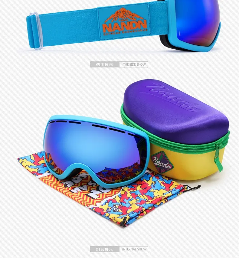 NANDN Детские Лыжные очки на открытом воздухе для скалолазания личные лыжные очки