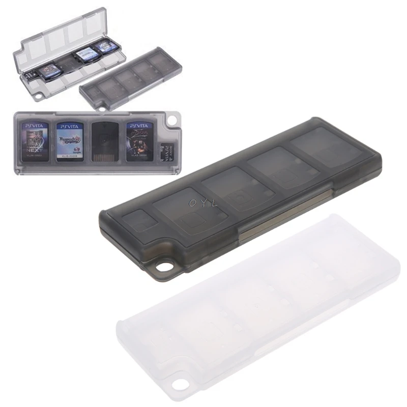 

Portable Memory Card Holder 10 in 1 Game Memory Card Storage Case Box Holder For Game Cards Black