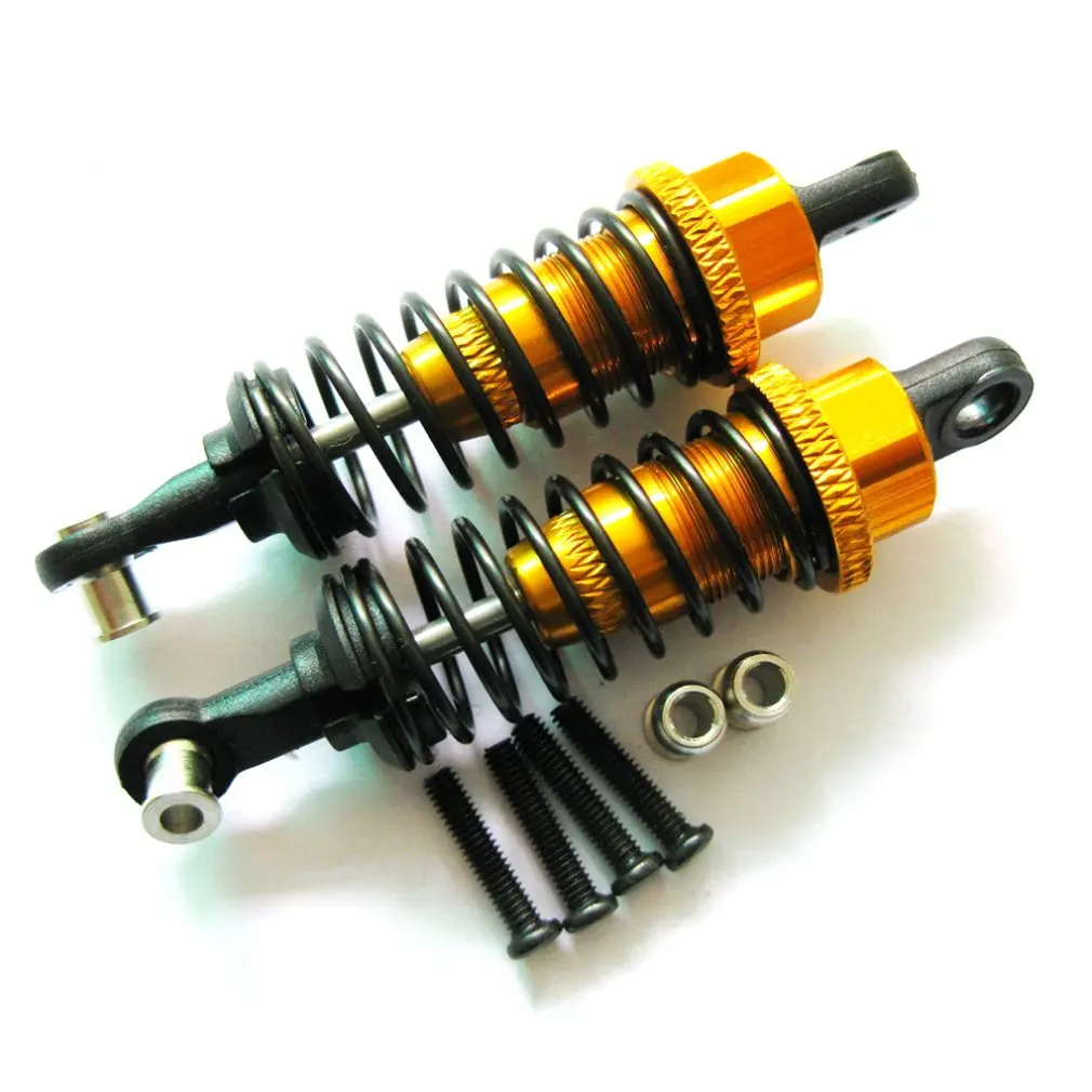 

70Mm 1/16 Remote Control Car Four-Wheel Drive Truck Front And Rear Metal Shock Absorber Hardware Accessories