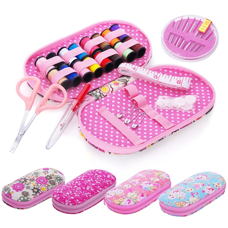 Sewing Kit Thread Scissor Needle Sewing Kit for Home Travel Emergency
