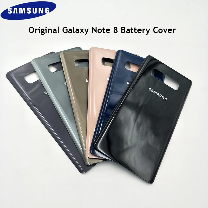 

Original Samsung Note 8 Replace Battery Cover Back Repair Housing Rear Door Case 6.3 inch Replacement Parts For Note 8 N9500