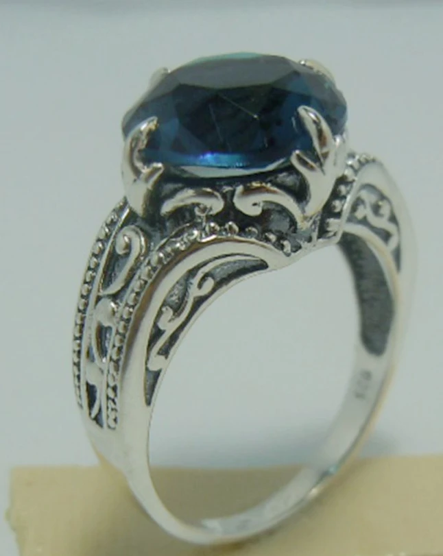 

Free shipping DIY customizable new Roman style elegant personality The ancient silver ring for women