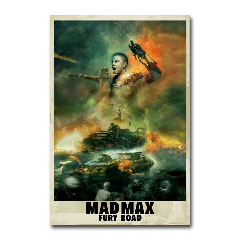 Художественный шелк или холст с принтом Mad Max Fury Road Hot Movie Poster 13x20 24x36 дюймов для украшения комнаты-003 - Цвет: Picture 8