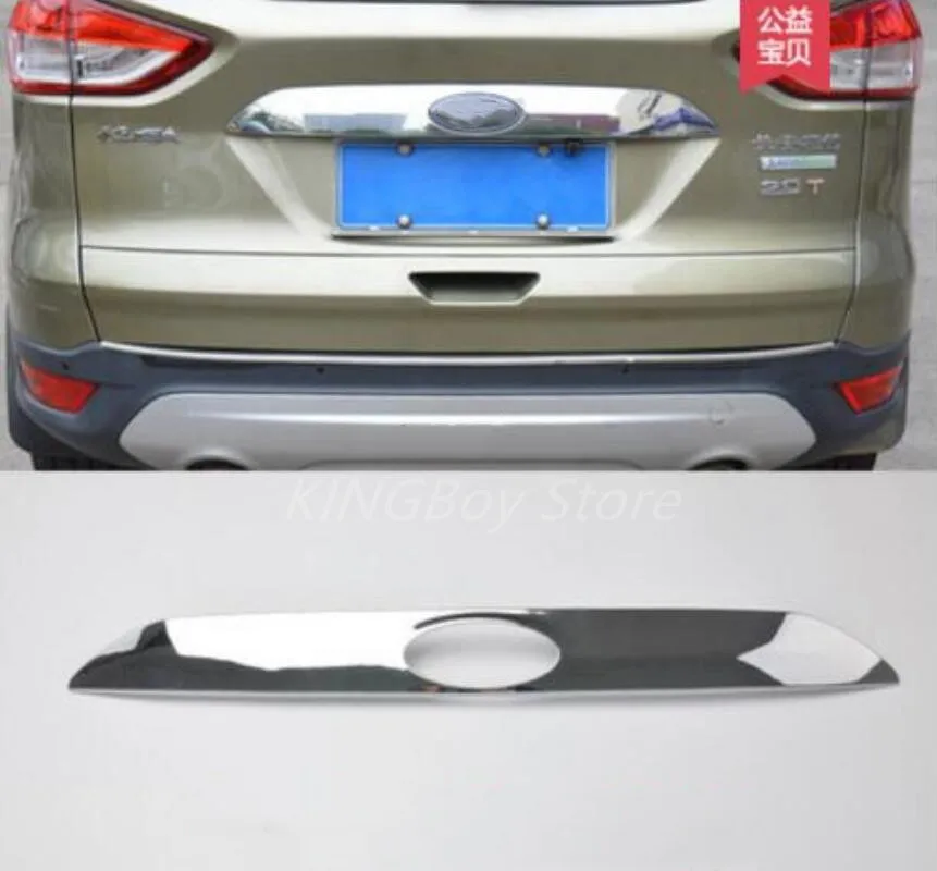 Подходит для FORD ESCAPE KUGA 2013- хромированная Задняя Крышка багажника задняя дверь накладка ручка молдинг гарнир бар
