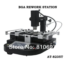 4800 Вт паяльная станция модель AT-8235T с 800 Вт верхним нагревателем, 1200 Вт нижним нагревателем и 2700 Вт ИК обогревателем переменного тока 110 В 220 В