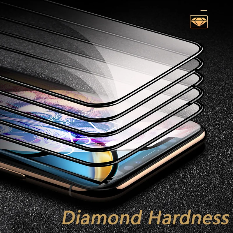 Защитное стекло Rovtop 9D для IPhone 6 S 7 8 Plus Защита экрана X XS XR Max 9 H закаленное на