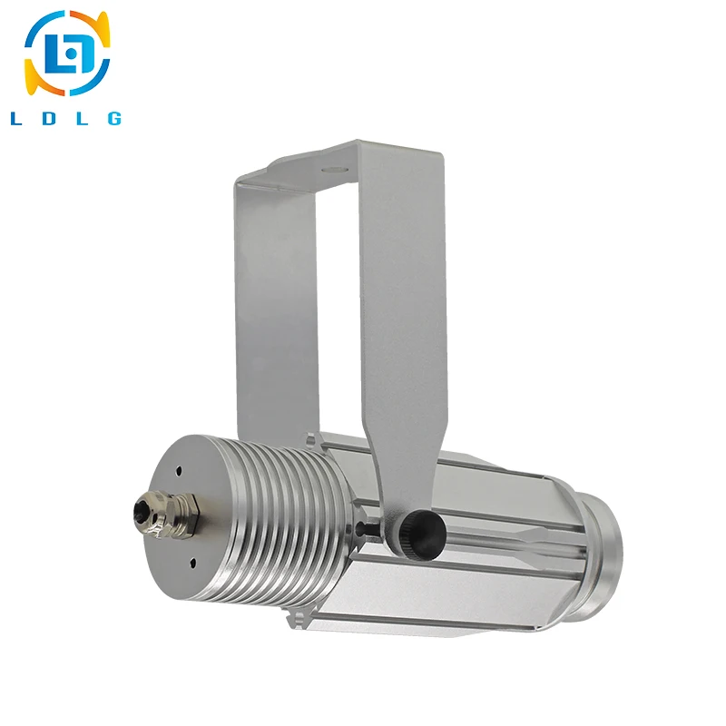 PROD 32775148622 Newest Silver Rustproof Aluminum Alloy Waterproof 20W
LED Gobo Image Projector 1800lm IP65 Logo Gobo Projector Lights Outdoor