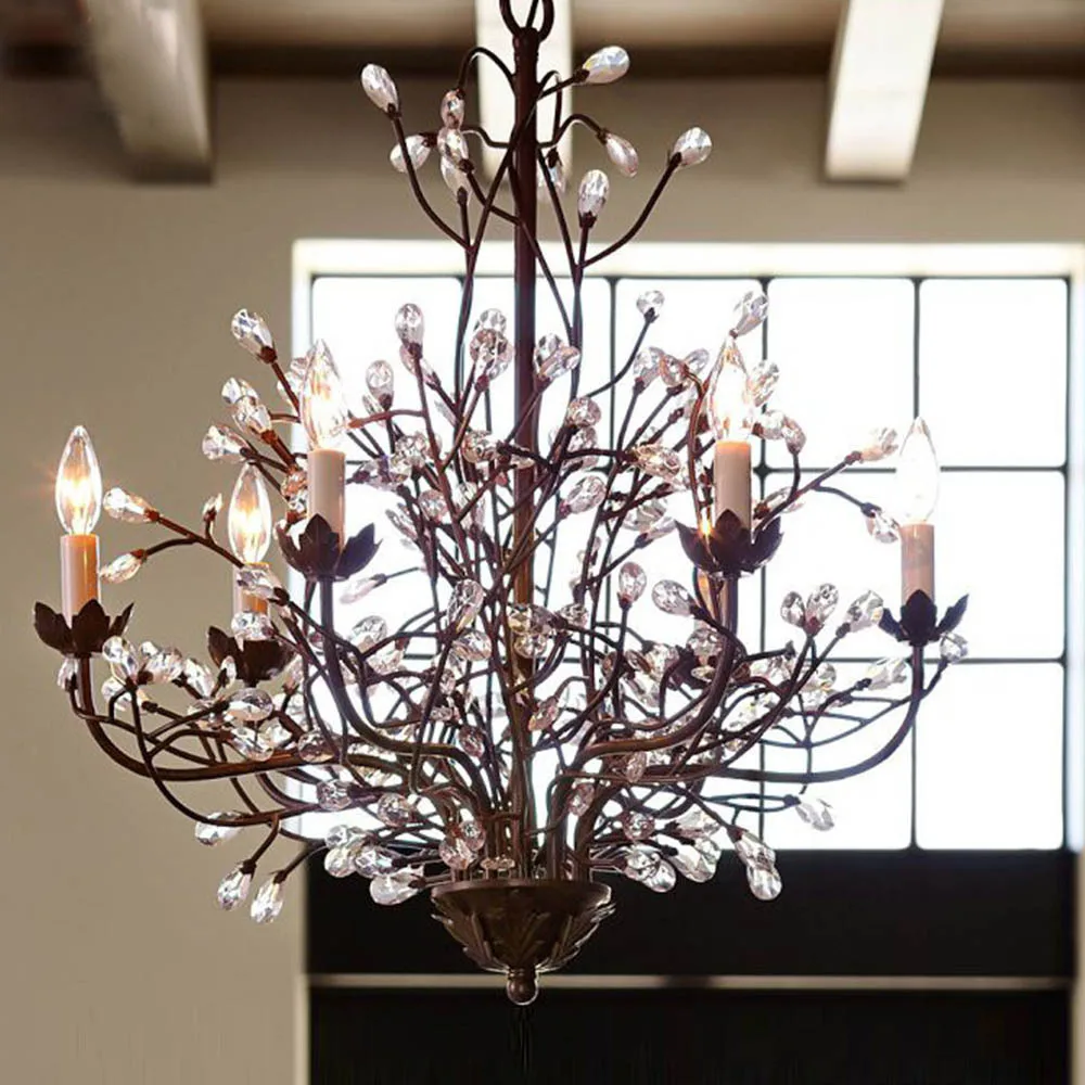 Chandelier Lamps Amazing Antique Vintage French Basket Style Trendy Luxury European Style Iron Vintage Chandeliers Lights Crystal Chandelier Lamp Res De Cristal Dinning Hotel Lighting With Lamps