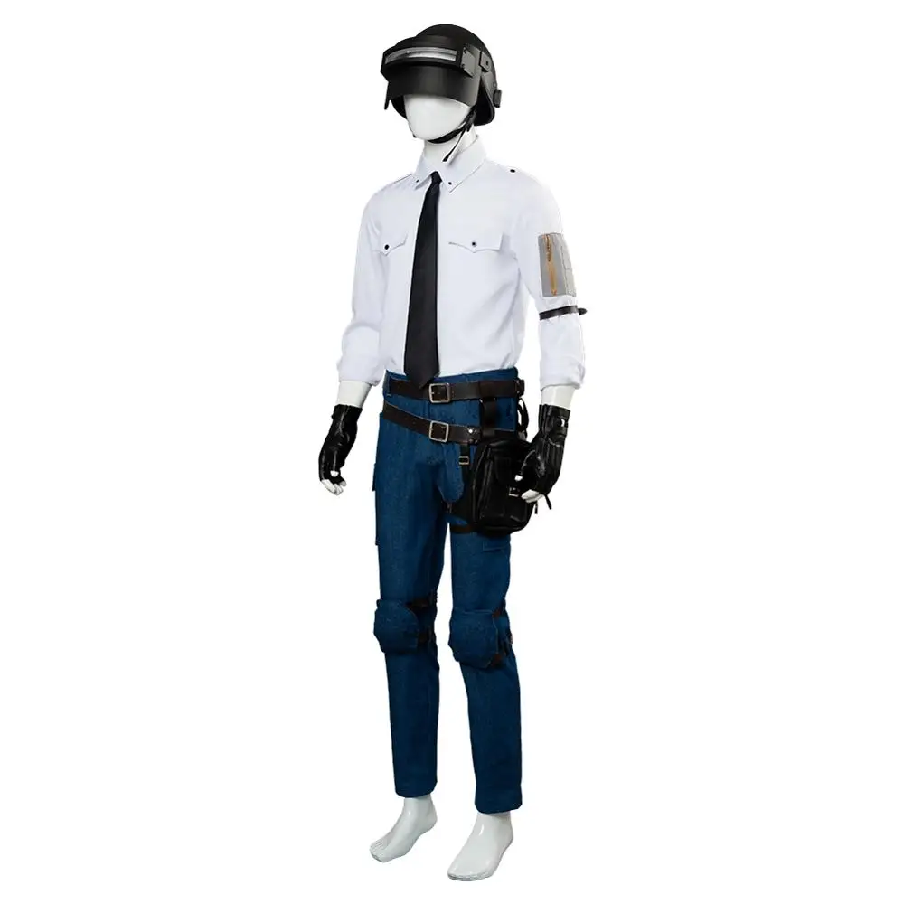  Game PUBG Cosplay PLAYERUNKNOWN’S BATTLEGROUNDS Costume Helmet Bag Props Halloween Carnival Role Pl