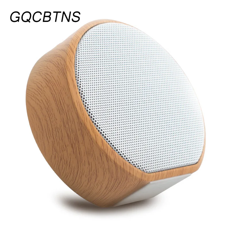 

bluetooth speakers Wireless Loudspeaker Wood grain speaker mini subwoof sound with Mic TF card FM radio AUX music audio player