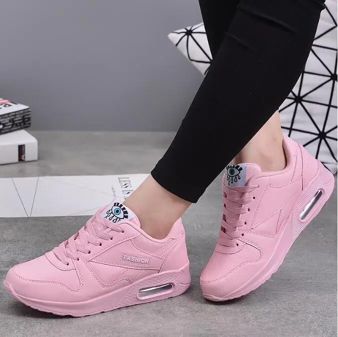 

Winter Fashion Women Casual Shoes Leather Platform Shoes Women Sneakers Ladies White Trainers Light Weight Chaussure Femme