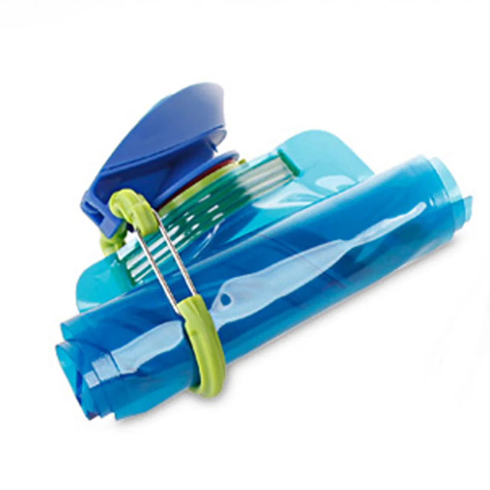 700 مللي قابلة لإعادة الاستخدام طوي مرنة المياه زجاجة كيس مزموم التخييم المشي أداة زجاجة مياه رياضية المحمولة زجاجات الشرب غلاية