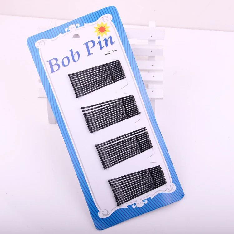 Good Quality pasador selecto black hair pins with wave fringe style