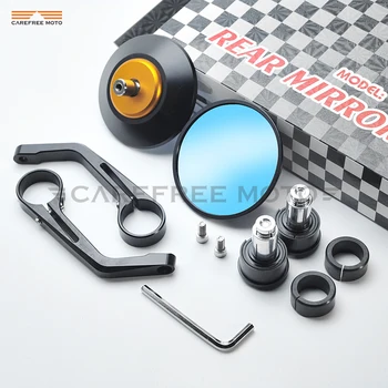 

Circular Motorcycle CNC Aluminum 7/8 "Bar End Rearview Mirror Case for Kawasaki Suzuki Honda Ktm Ducati Yamaha and Other Models