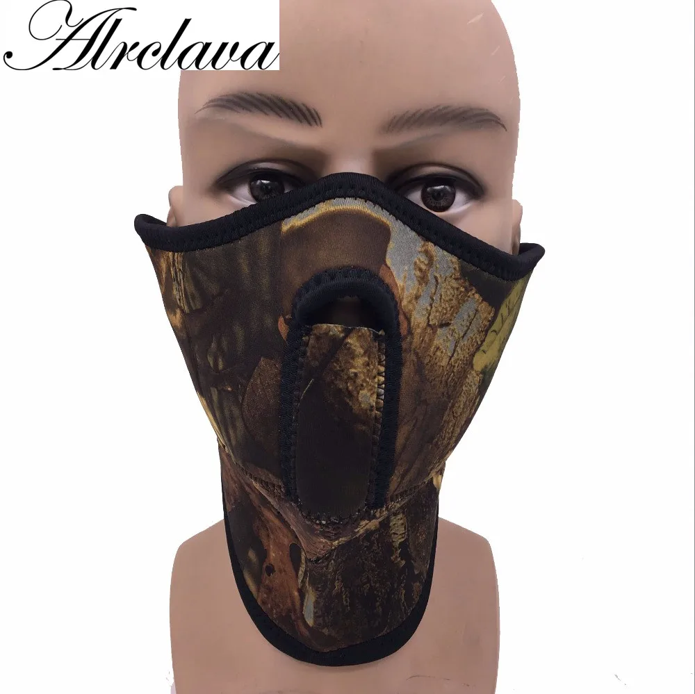 Hunting Motorcycle Camouflage Neoprene Face Mask With Breathable Holes