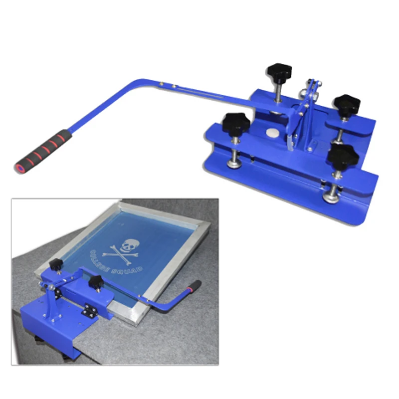 

Screen printing clamp silk screen press one color screen press clamp
