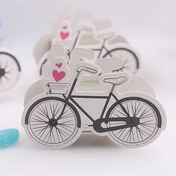 

50Pcs Cute Bicycle Birthday Party Decorations Kids Birthday Wedding Favor Boxes Candy Box Baby Shower Party Decoration
