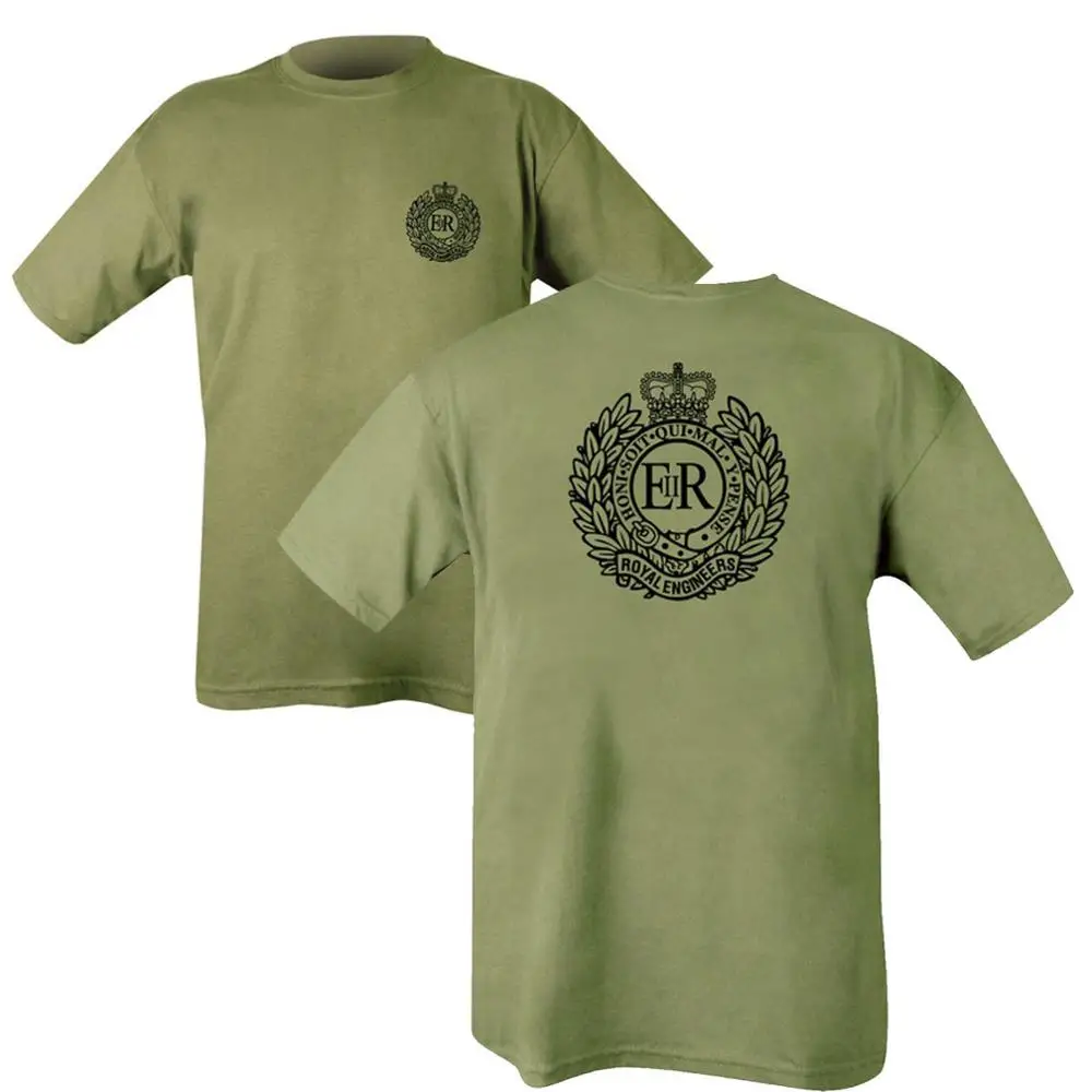 HMRC Para REME RGR RMC SAS RE Army Футболка мужская повседневная США размер S-3XL - Цвет: army green 4