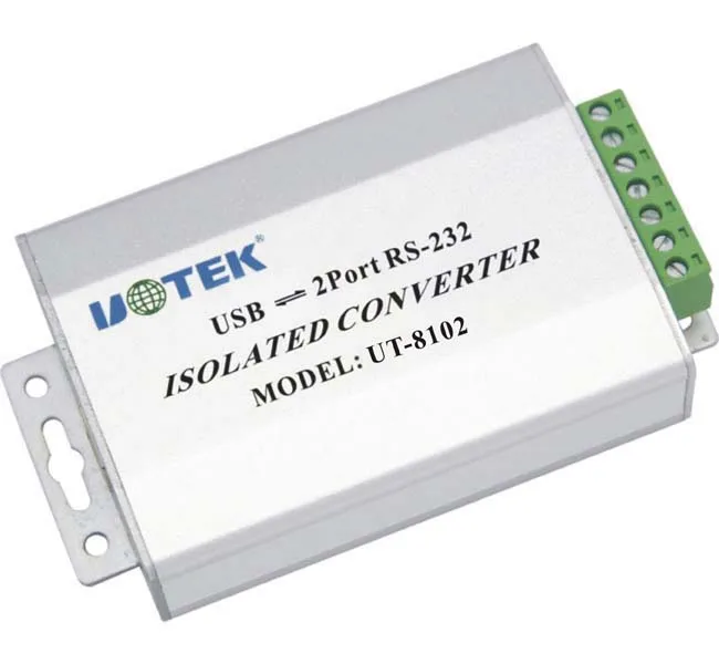 

UT-8102, USB2.0, 2, RS232 photoelectric isolation, lightning protection converter