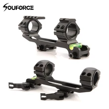 Новинка 30 мм/25,4 мм кольцо для прицела QD Крепление база с духом Бубль уровень Пикатинни пистолет аксессуар для охоты