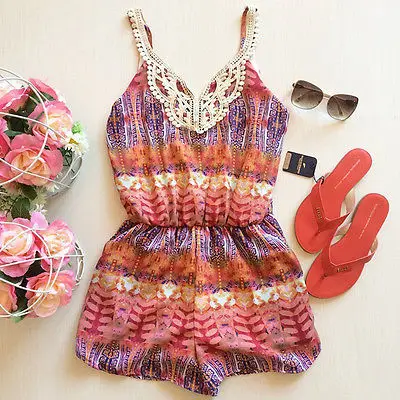 Hotsale Women Celeb Lace Playsuit Party Summer Sexy Ladies Jumpsuit |