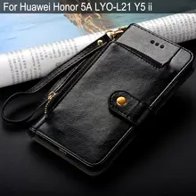 Чехол для huawei honor 5a LYO-L21 Y5 ii, роскошный модный кожаный чехол с подставкой, кошелек, сумка, чехол для huawei honor 5a, чехол, funda capa