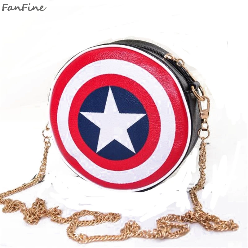 

FanFine Women Messenger Bag Captain pu Leather chain Shoulder Bags Handbag Bolsa Feminina Bolsas Feminina Bags sac a main