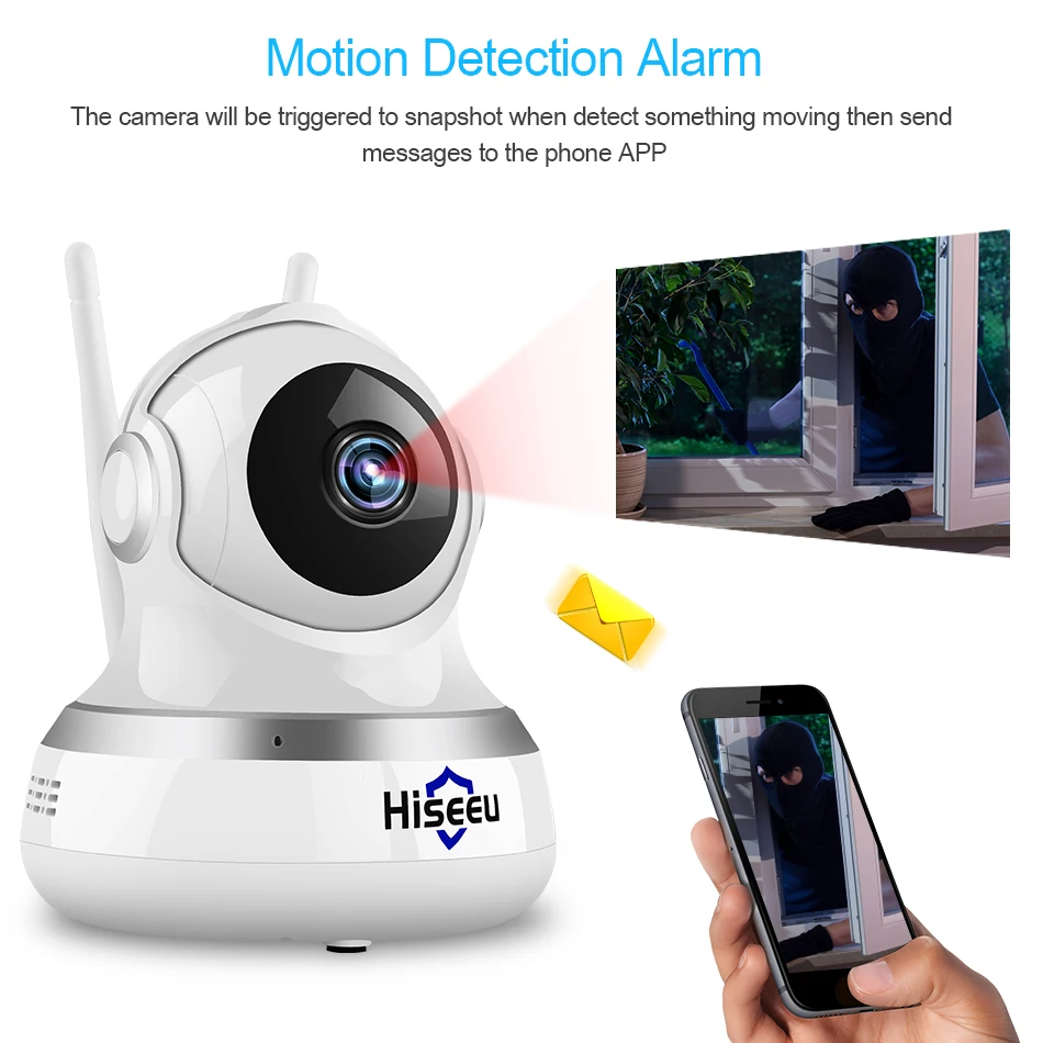 

1080P Wifi IP Camera Wireless Home Security Wifi Camera Mini P2P Camera IR Night Vision Two Way Audio HD 2MP CCTV Camera