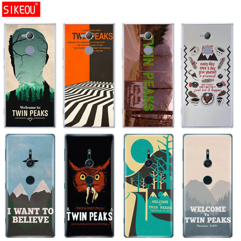 

silicone Cover phone Case for sony xperia XA1 XA2 ULTRA PLUS L1 L2 XZ1 XZ2 compact XZ PREMIUM Welcome To Twin Peaks