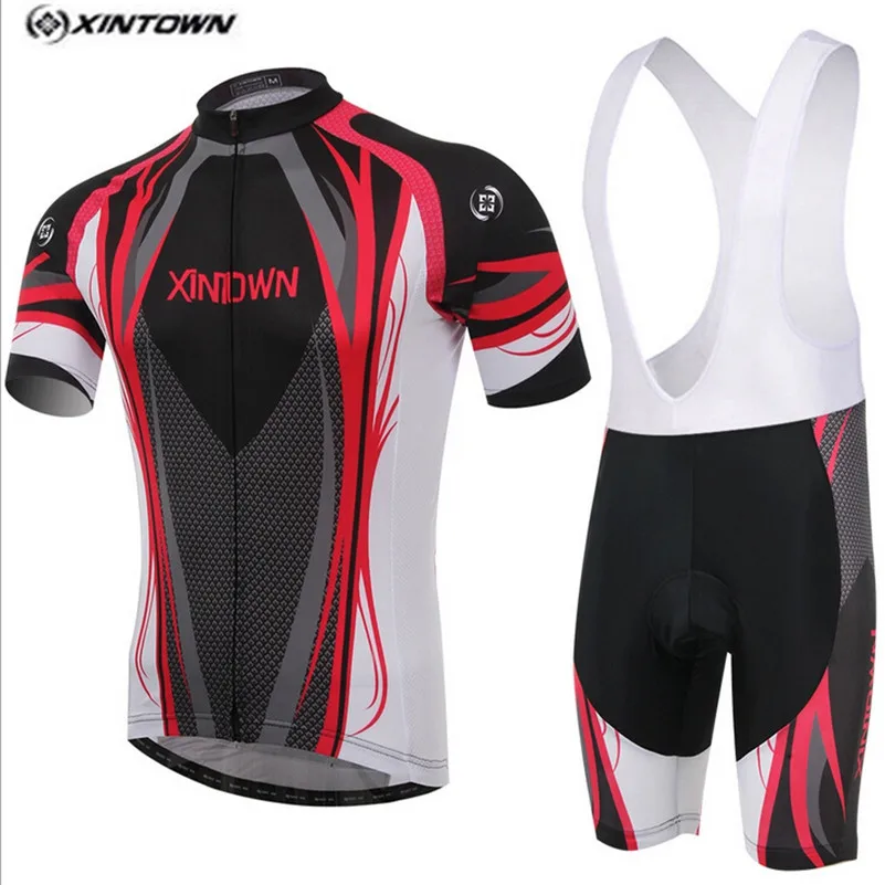 Shorts Cycling Clothing Bike Sports Wear Men Bicycle Short Sleeve Jersey Bib