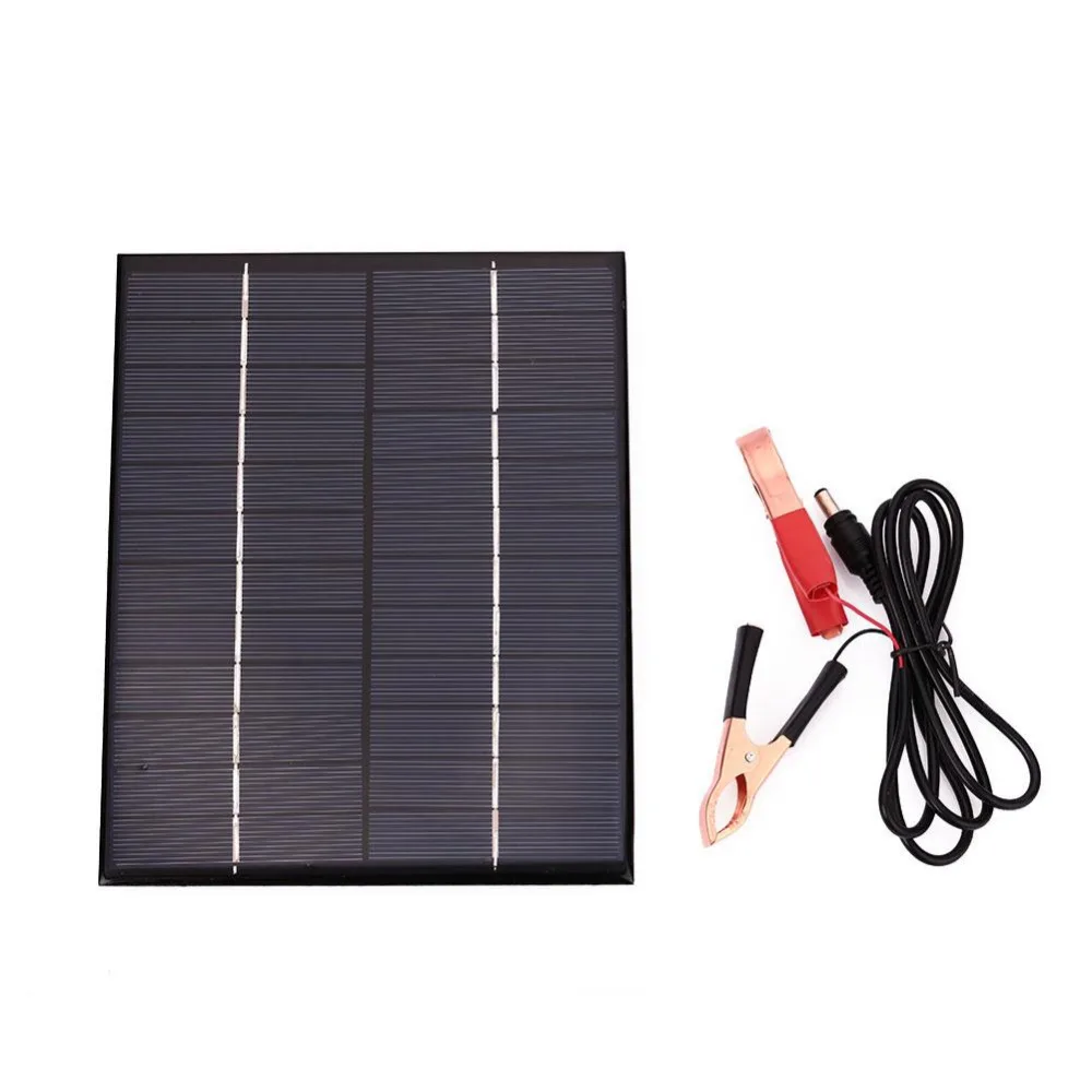 

5.5W 12V Solar Panel Battery Charging Board Waterproof Polycrystalline Storge Energy Universal For Boat Car Motorcycles Charger