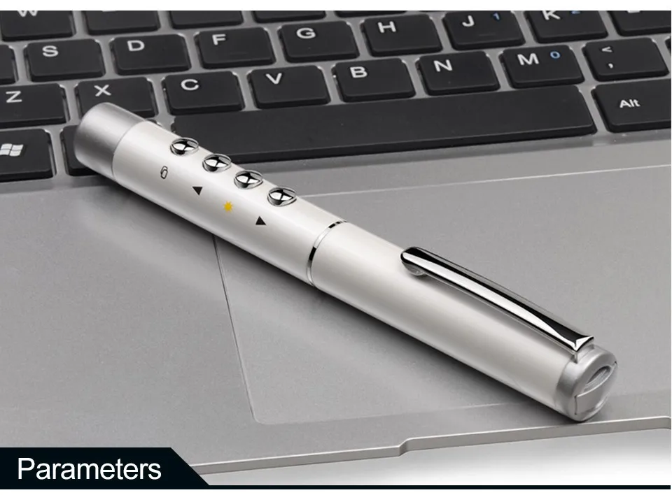 Remote Control PPT Presenter USB Laser Flip Pen Wireless 2.4GHz Powerpoint PPT Clicker Turn Presentation with Receiver (2)