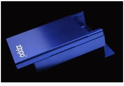 Коробка для сигарет 20 пачек, оригинальная сигарета из алюминиевого сплава, автоматическая эластичная крышка, вся посылка, сигаретный дым - Цвет: Синий
