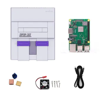 

Retroflag Video Game Case SUPERPi Case U Video Game Console + Raspberry Pi 3B+ HDMI Cable + Heatsink and Cooling Fan